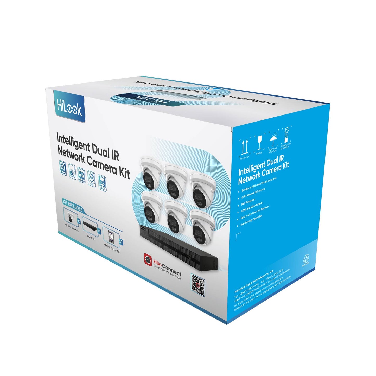 HiLook 8 Channel 6MP Kit IK-6486TH-MM-P
