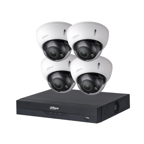 EOFY Promo 4 x 8MP Glass Dome IP Kit