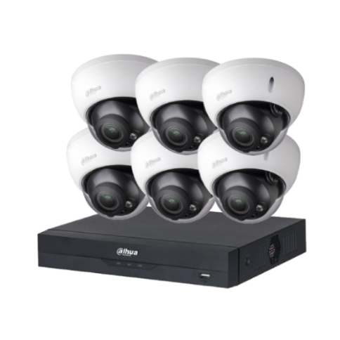 EOFY Promo 6 x 6MP Glass Dome IP Kit