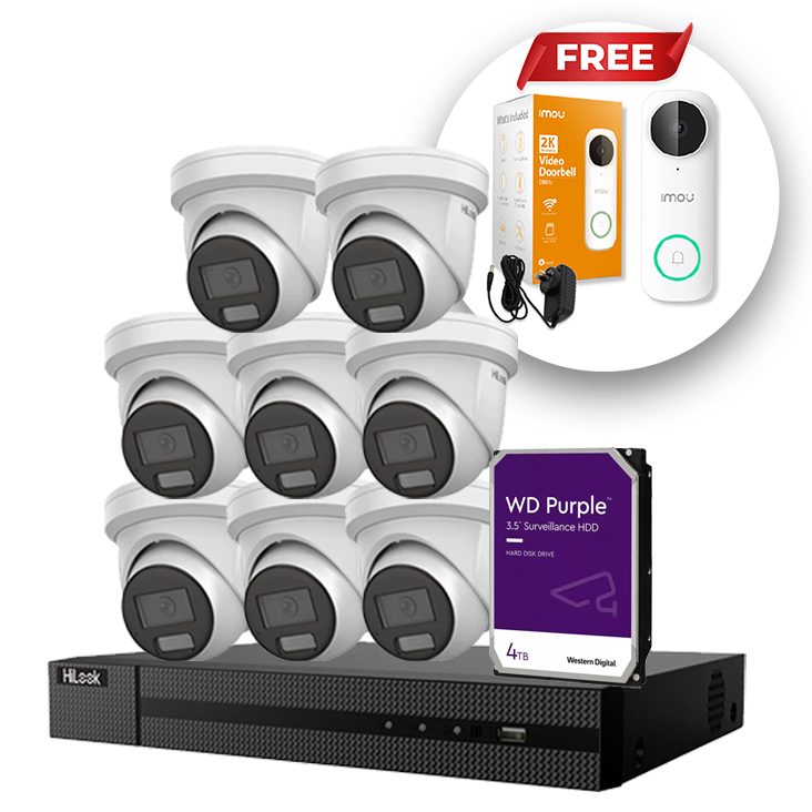HiLook 8MP Camera 8CH NVR KIT