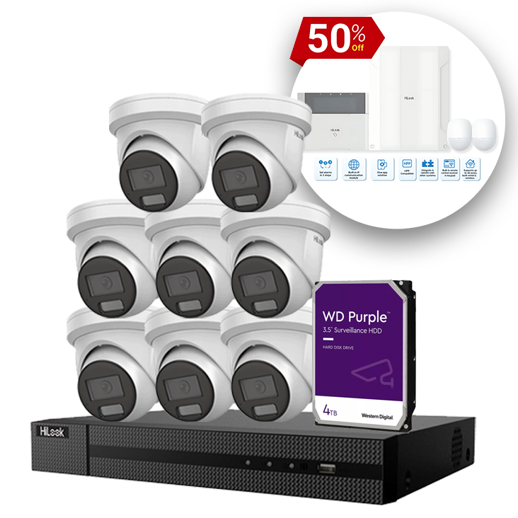 HiLook 8MP Camera 8CH NVR KIT