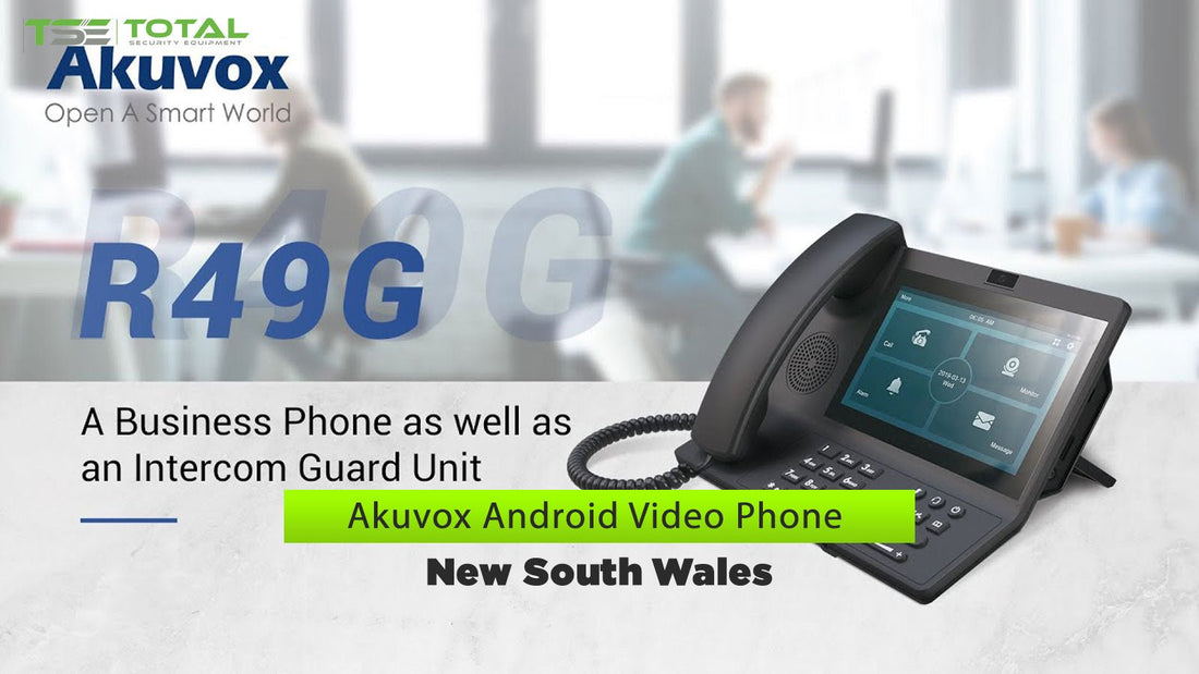 Akuvox Android Video Phone New South Wales - Total Security Equipment