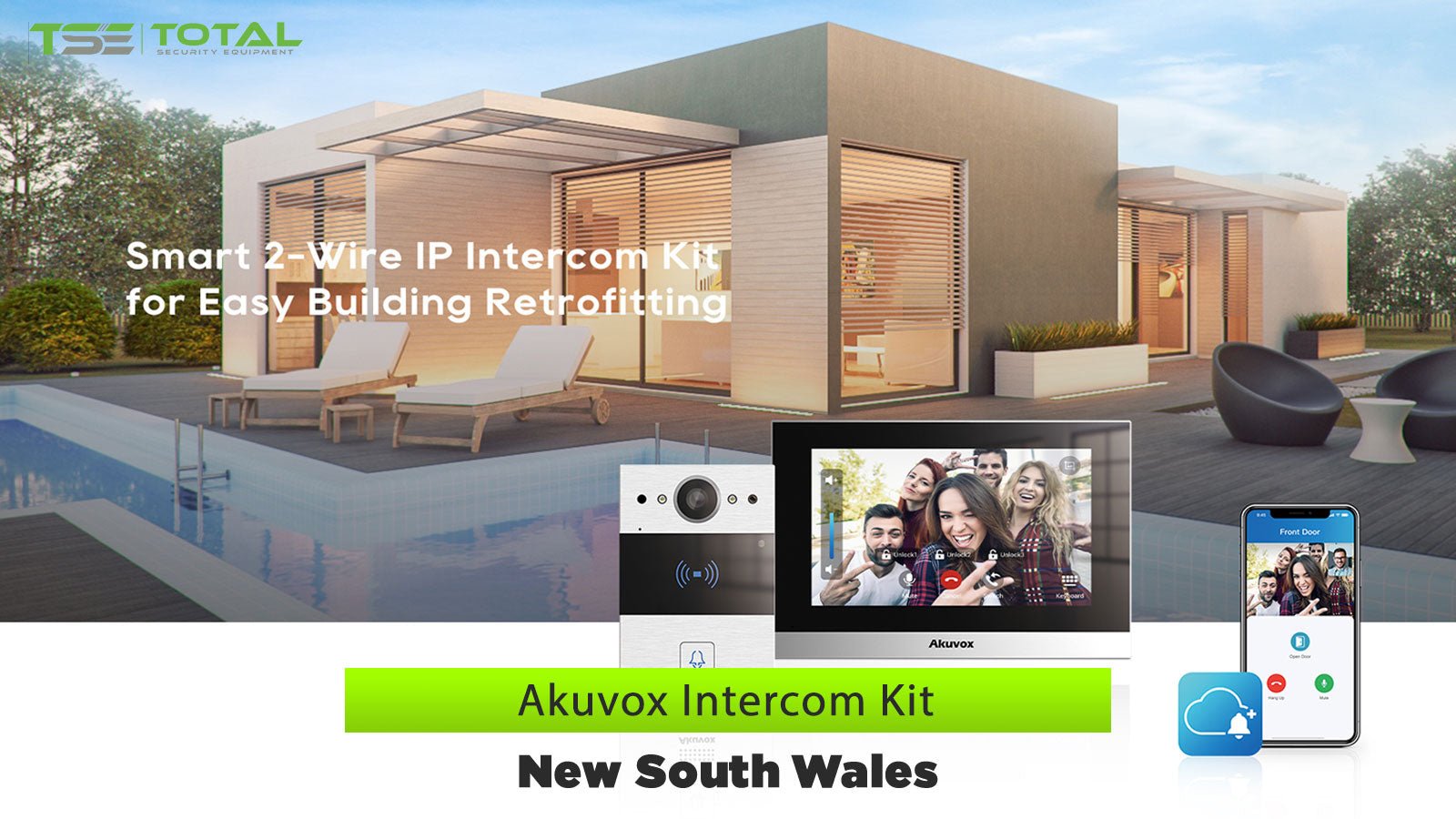 Akuvox Intercom Kit New South Wales near me I TSE – Total Security ...