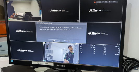 Initialize the Dahua IP Camera system