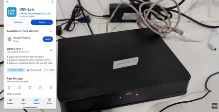 Setup Uniview CCTV on mobile app