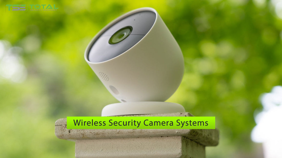 Wireless security systems with cameras