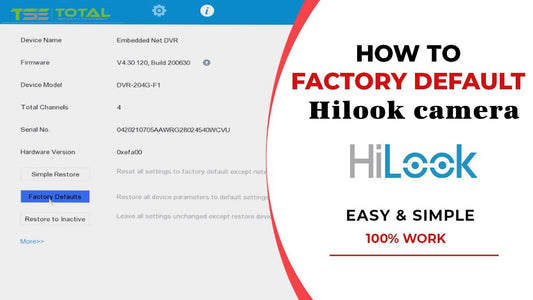 Hilook camera default password