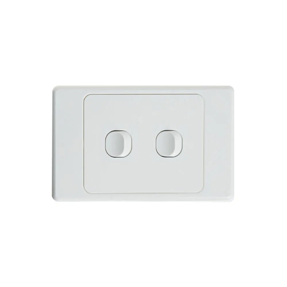 2 Gang Switch Standard Size - Total Security Equipment