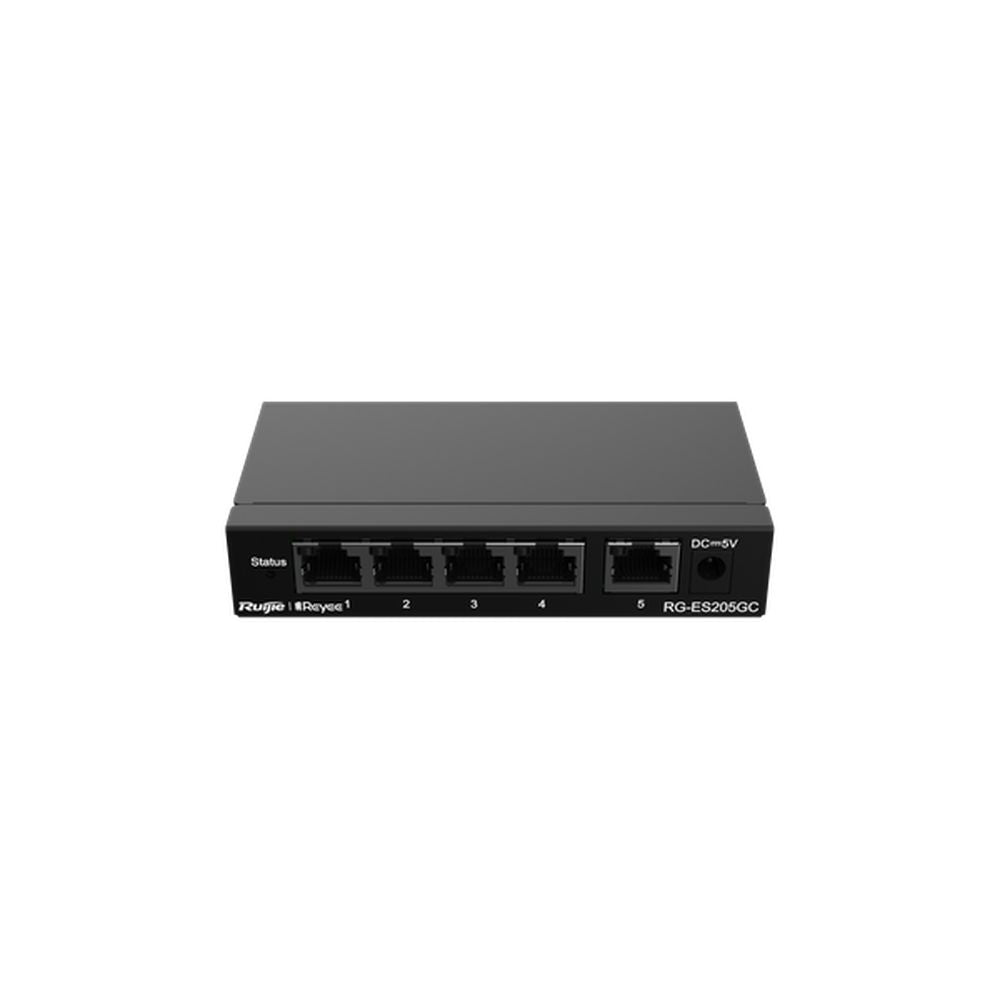 Ruijie 5-Port Gigabit Smart Cloud Mananged PoE Switch - RG-ES205GC-P-Ruijie-[SKU]-[Total Security Equipment]-[TSE]