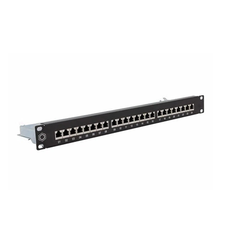 24 Port Cat6 Universal Termination Patch Panel-Trantech Security-[SKU]-[Total Security Equipment]-[TSE]