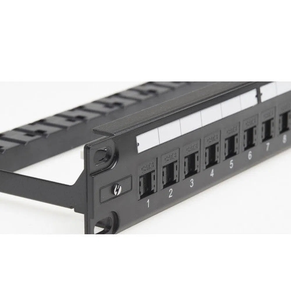 24 Port Cat6 Universal Termination Patch Panel-Trantech Security-[SKU]-[Total Security Equipment]-[TSE]