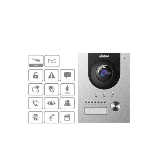 Dahua 2MP IP Villa Door Station for Intercom System - VTO2201F-P-S2-Trantech Security-[SKU]-[Total Security Equipment]-[TSE]