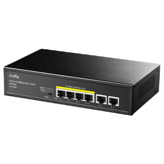 Cudy 6-Port 10/100M PoE+ Switch-Total Security Equipment-[SKU]-[Total Security Equipment]-[TSE]