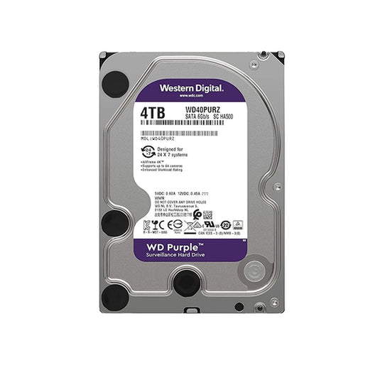4TB WD Purple Surveillance Internal Hard Drive-Western Digital-[SKU]-[Total Security Equipment]-[TSE]
