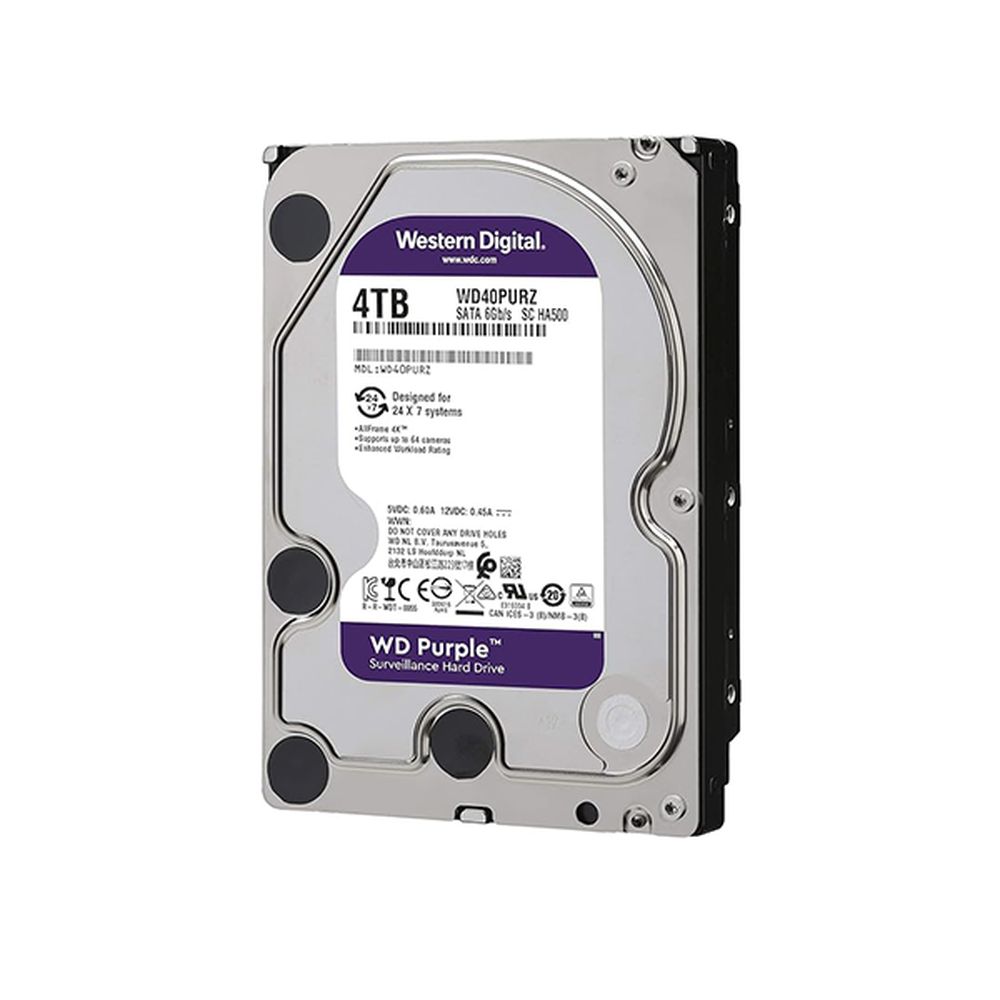 4TB WD Purple Surveillance Internal Hard Drive - Total Security Equipment