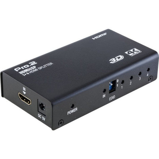 Pro.2 4-Way 4K HDMI Splitter - HDMI4SP-Trantech Security-[SKU]-[Total Security Equipment]-[TSE]