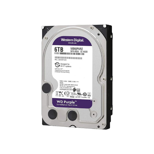 6TB WD Purple Surveillance Internal Hard Drive-Western Digital-[SKU]-[Total Security Equipment]-[TSE]