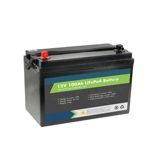 12V 100AH Deep Cycle Lithium Battery-Trantech Security-[SKU]-[Total Security Equipment]-[TSE]