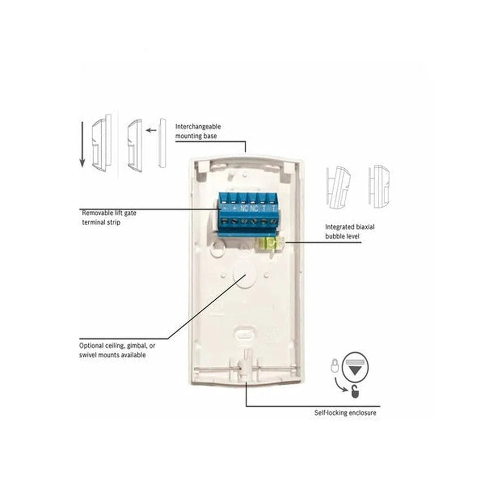 Bosch Blue Line Gen2 Quad PIR Motion Detector - ISC-BPQ2-W12-Trantech Security-[SKU]-[Total Security Equipment]-[TSE]