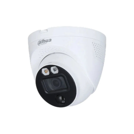 Dahua 5MP Real-time HDCVI Active Deterrence Fixed IR Eyeball Camera - HAC-ME1500EQ-LS-Trantech Security-[SKU]-[Total Security Equipment]-[TSE]