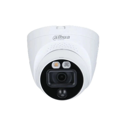 Dahua 5MP Real-time HDCVI Active Deterrence Fixed IR Eyeball Camera - HAC-ME1500EQ-LS-Trantech Security-[SKU]-[Total Security Equipment]-[TSE]