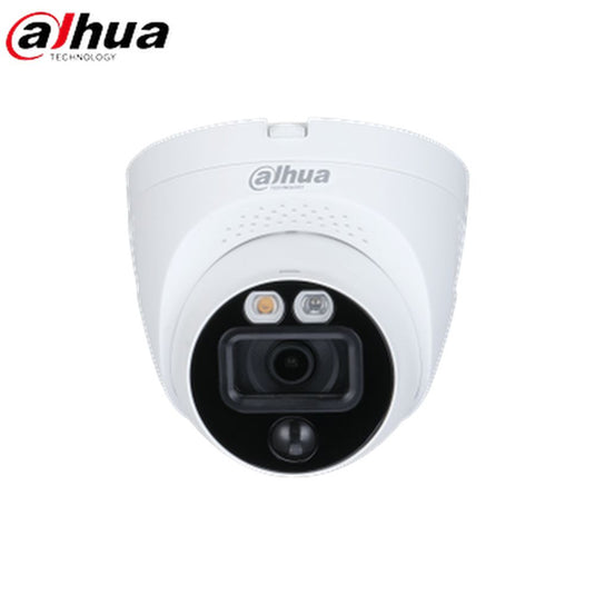 Dahua 5MP Real-time HDCVI Active Deterrence Fixed IR Eyeball Camera - HAC-ME1500EQ-LS-Trantech Security-[SKU]-[Total Security Equipment]-[TSE]