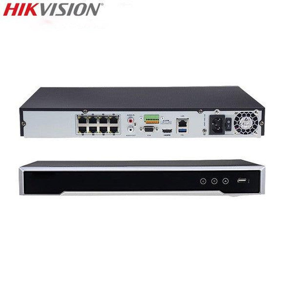 Hikvision 8 Channel 1U 8 PoE 8K NVR - HIK-7608NI-M2-8P-Total Security Equipment-[SKU]-[Total Security Equipment]-[TSE]