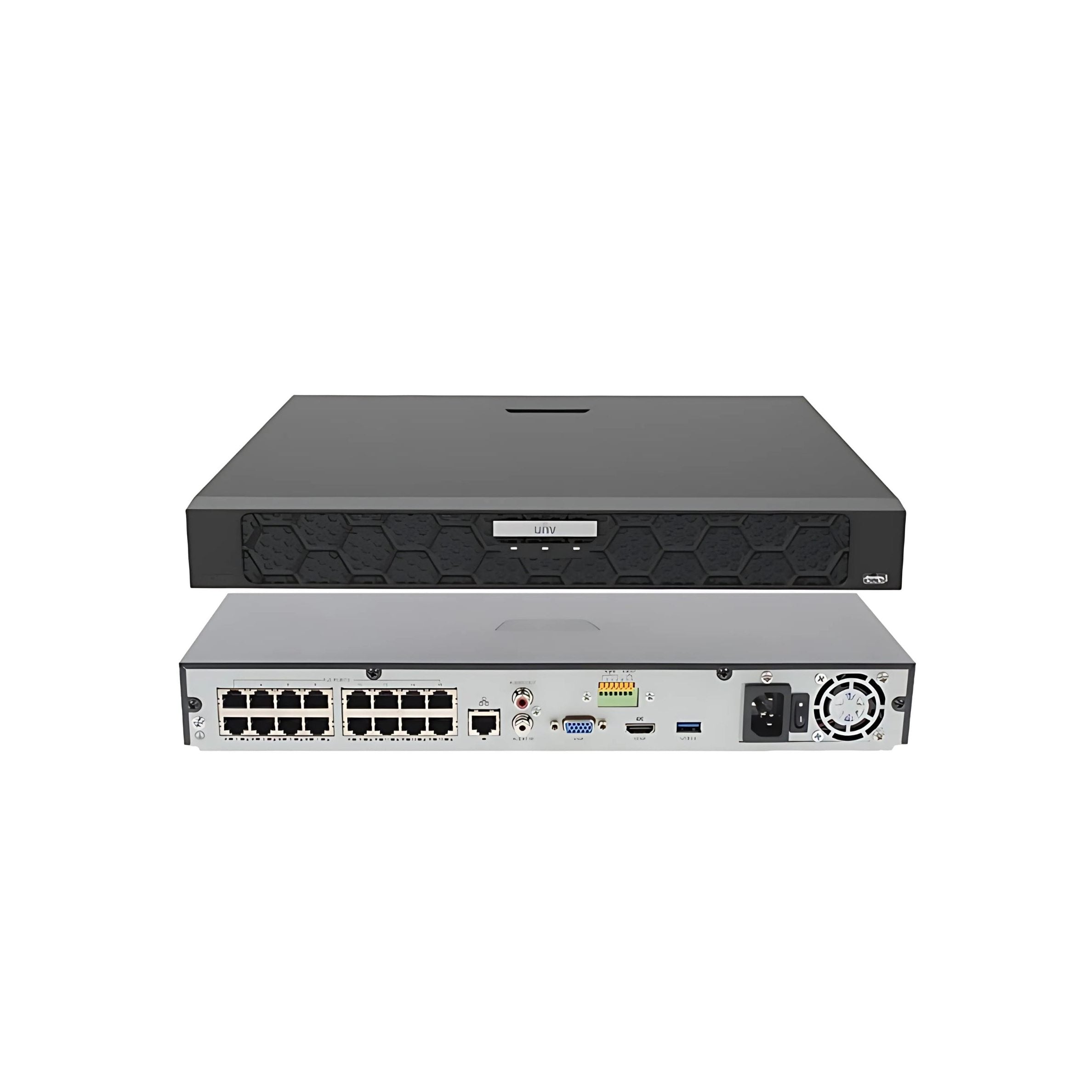 UNV NVR502-16B-P16 16CH BLK NVR 16x POE UPTO 16MP