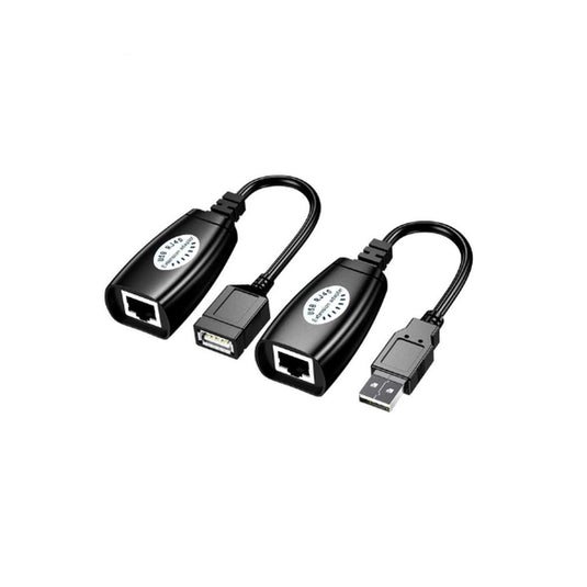 USB To RJ45 + USB USB over Cat5/5e/6 Extension Adapter RJ45-Trantech Security-[SKU]-[Total Security Equipment]-[TSE]