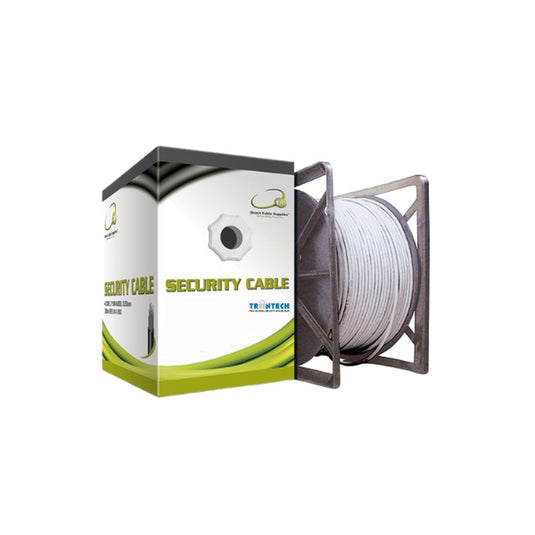 Security White Cable 4 Core 7 Strands 305m-Trantech Security-[SKU]-[Total Security Equipment]-[TSE]