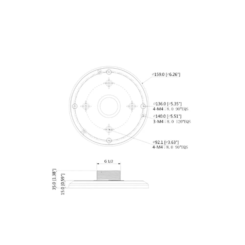 Mount Adapter - PFA101-Trantech Security-[SKU]-[Total Security Equipment]-[TSE]