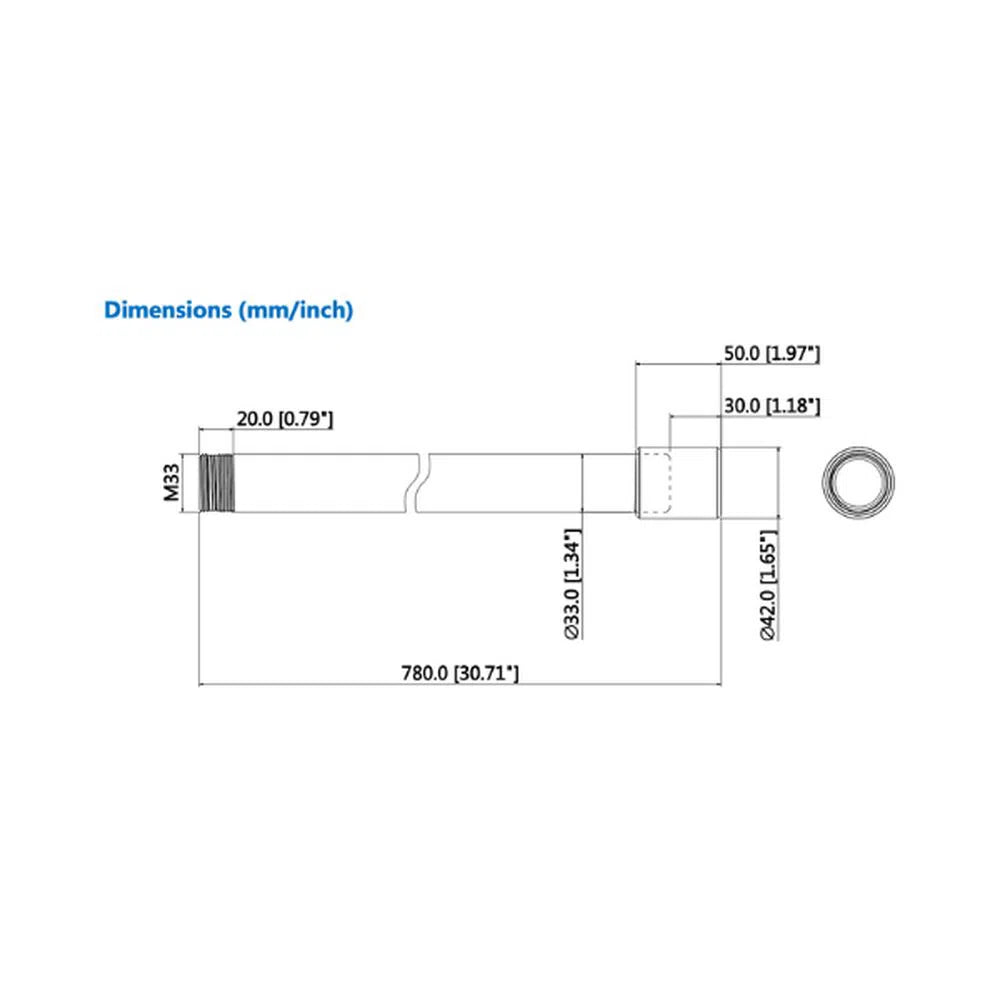 Ceiling Mount Bracket - PFA117-Trantech Security-[SKU]-[Total Security Equipment]-[TSE]