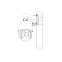 Pole Mount Bracket - PFA150-Trantech Security-[SKU]-[Total Security Equipment]-[TSE]