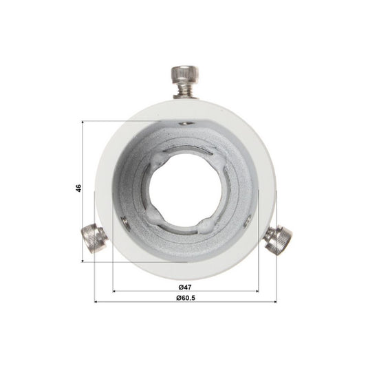 Aluminum Ceiling Mount Bracket of Mini Dome & Eyeball Camera - PFB220C-Trantech Security-[SKU]-[Total Security Equipment]-[TSE]