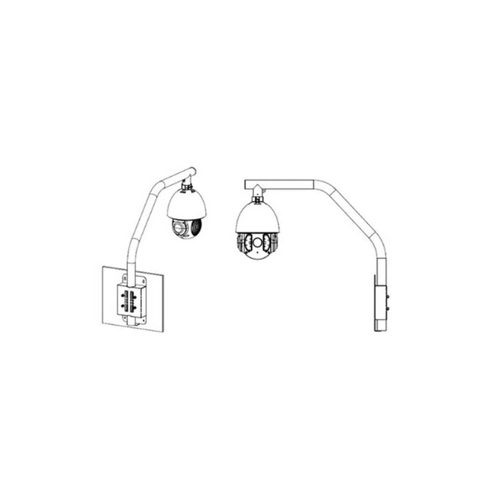 Parapet Mount Extension Bracket - PFB303S-Trantech Security-[SKU]-[Total Security Equipment]-[TSE]