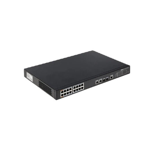 Dahua 16-port 100 Mbps + 2-port Gigabit Managed PoE Switch - PFS4218-16ET-190-Trantech Security-[SKU]-[Total Security Equipment]-[TSE]