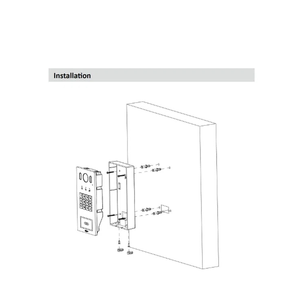 Security Surface Mount Bracket Box DHI-VTO6221|3221-Trantech Security-[SKU]-[Total Security Equipment]-[TSE]