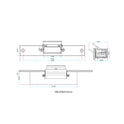 Narrow-Type Electric Strike (Electric Lock) - TES-131NOS-Trantech Security-[SKU]-[Total Security Equipment]-[TSE]