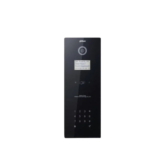 Dahua Tempered glass Multi-Apartment Black IP Outdoor Station - VTO1210B-X-Trantech Security-[SKU]-[Total Security Equipment]-[TSE]