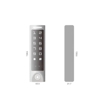 Access Control Electronic Touch Keypad, Waterproof - TKP - 1068A - Total Security Equipment