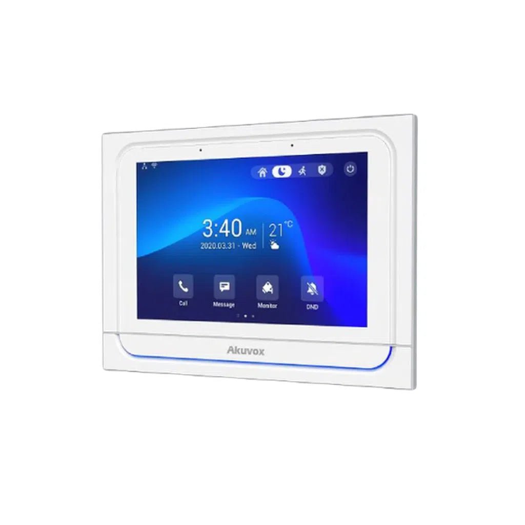 Akuvox X933W White 7" Android Indoor Monitor - Total Security Equipment