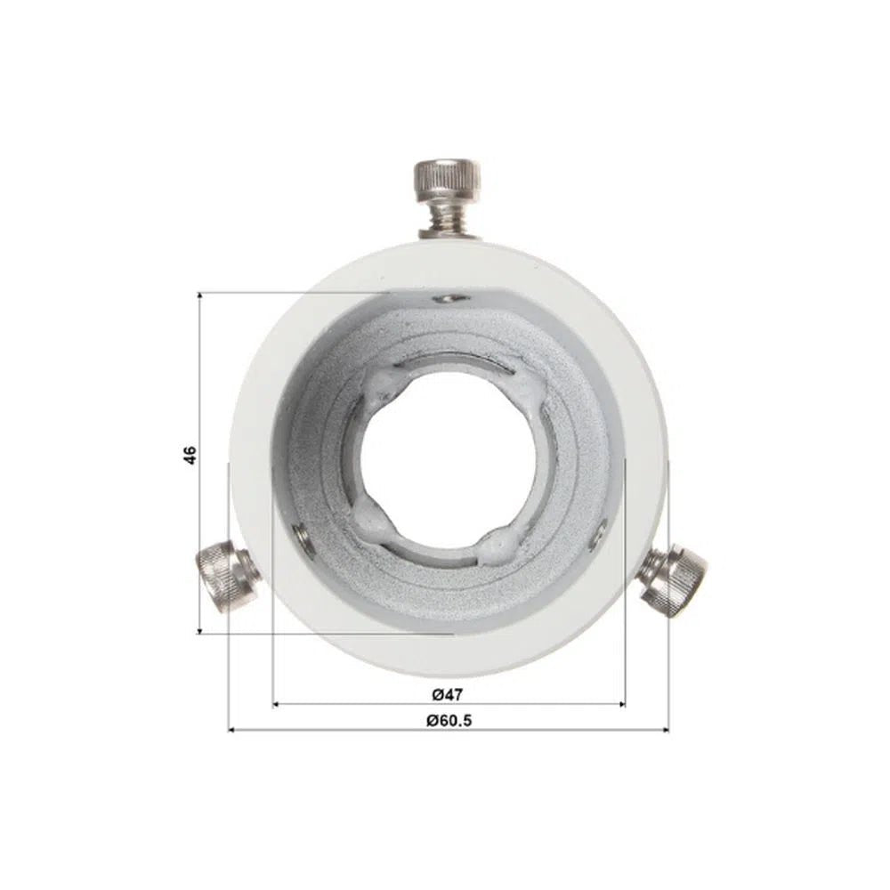 Aluminum Ceiling Mount Bracket of Mini Dome & Eyeball Camera - PFB220C - Total Security Equipment