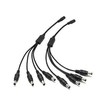 CCTV 4 - Way AC DC Power Splitter Cable - Total Security Equipment