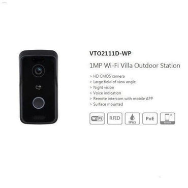 Dahua 1MP IP Villa Outdoor Station - VTO2111D - P - S2 - Total Security Equipment