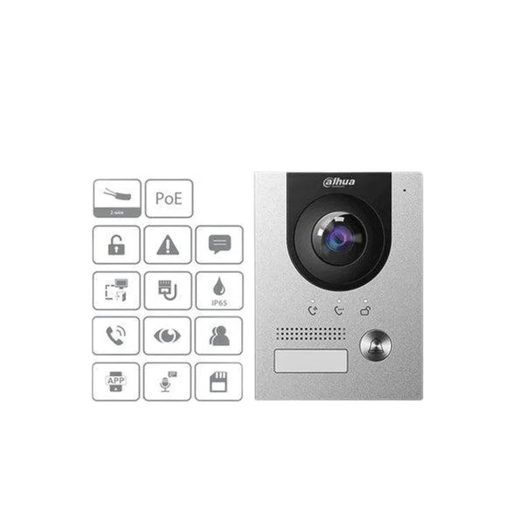 Dahua 2MP IP Villa Door Station for Intercom System - VTO2201F - P - S2 - Total Security Equipment