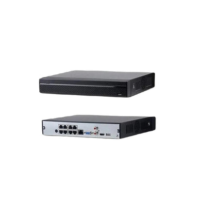 Dahua 8 Channel NVR4108HS - 8P - 4KS2/L Compact 1U 8PoE 4K H.265 Lite Network Video Recorder - Total Security Equipment