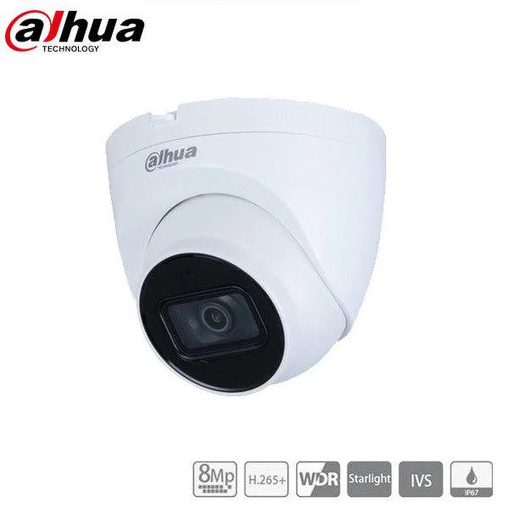 Dahua 8MP IPC - HDW2831T - ZS - S2 Lite IR Motorised Eyeball Network Camera - Total Security Equipment