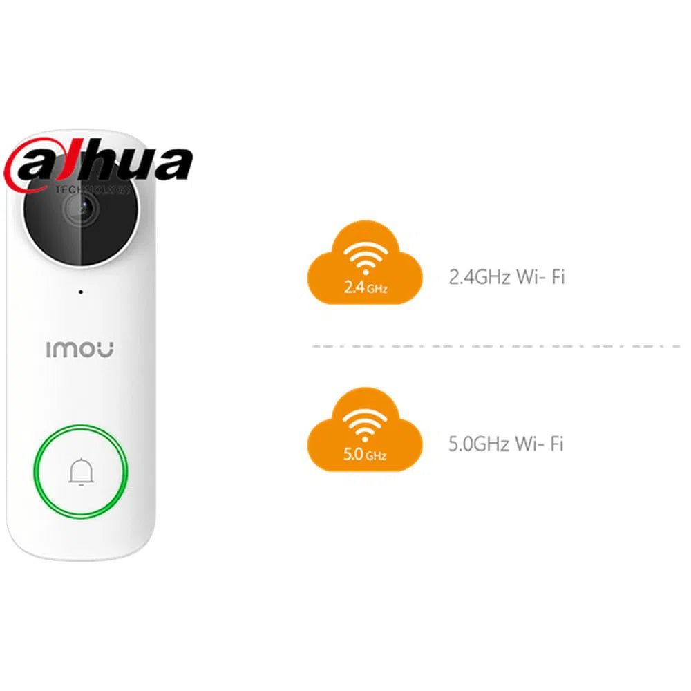 Dahua Imou 5MP Video Doorbell - DB61i - W - D4 - Total Security Equipment