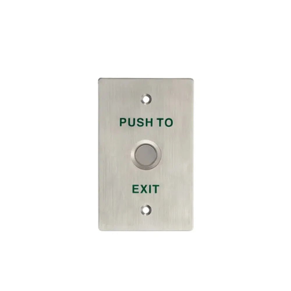 Exit Button Slim Stainless Steel Panel - EB - 814B - Total Security Equipment