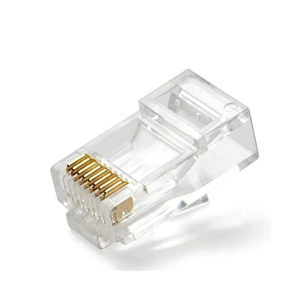 RJ45 Cat6 Plug Pass Through (Bag of 50)-Trantech Security-[SKU]-[Total Security Equipment]-[TSE]